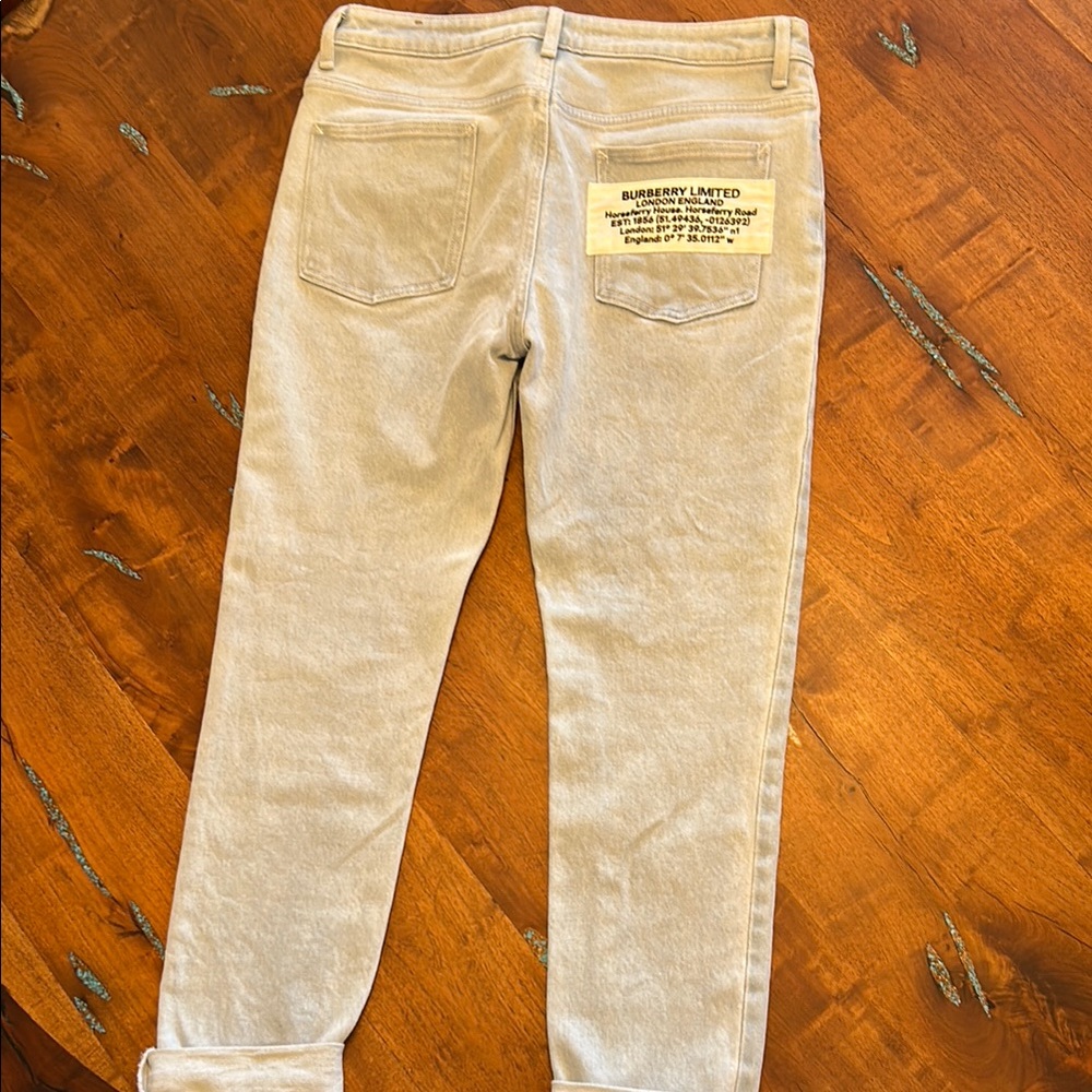 Burberry Beige Jeans